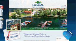 Desktop Screenshot of laerdalferiepark.com
